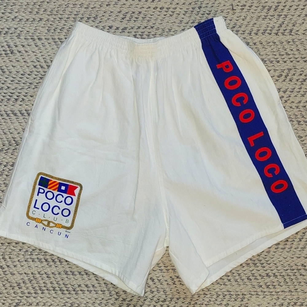 SALE!!🇲🇽 POCO LOCO CLUB CANCUN VTG SHORTS